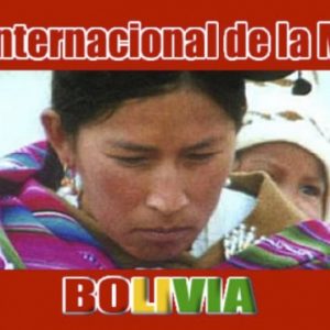Un 8 de marzo desde Bolivia